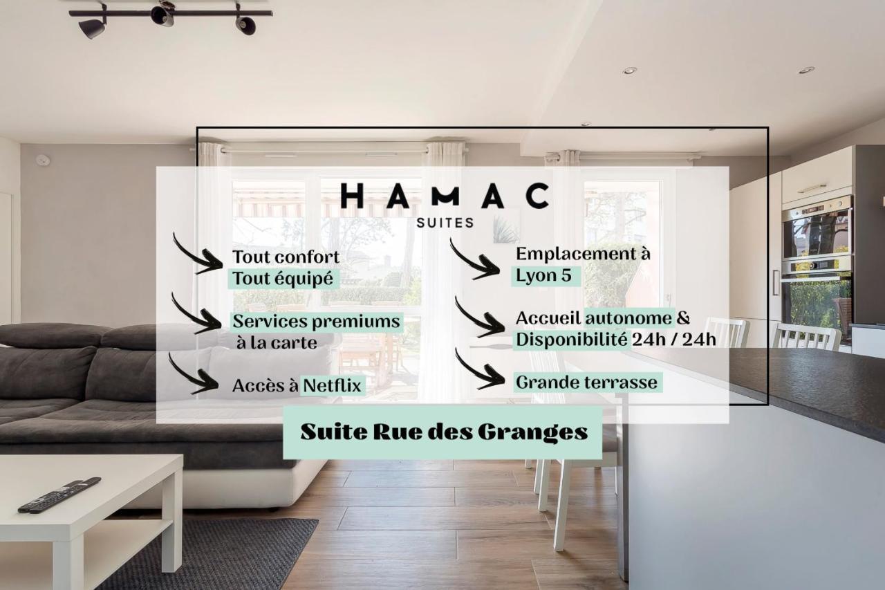 Suite Granges En Rez-De-Jardin Pour 4 Voyageurs Lione Esterno foto